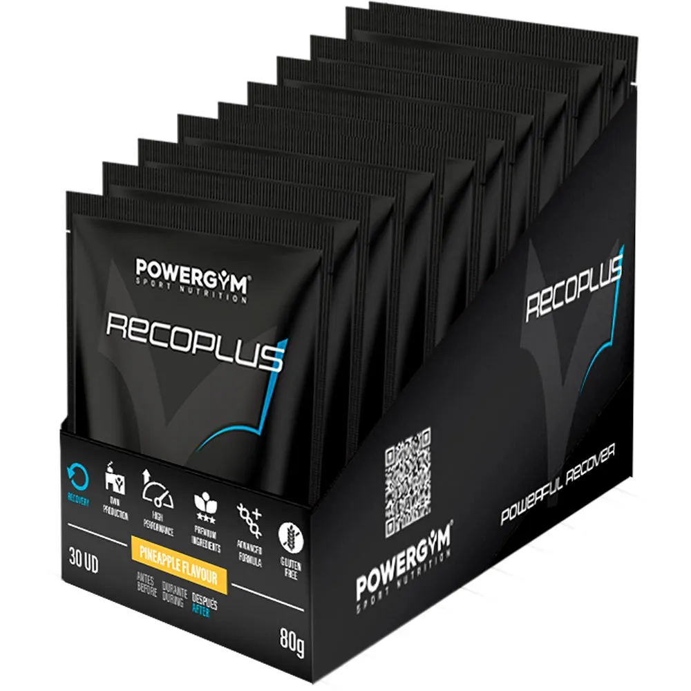 Powergym Recoplus Recovery-monodose-box Ananas 80g 15 Einheiten, White, One Size Powergym Recoplus Recovery-monodose-box Ananas 80g 15 Einheiten, White, One Size