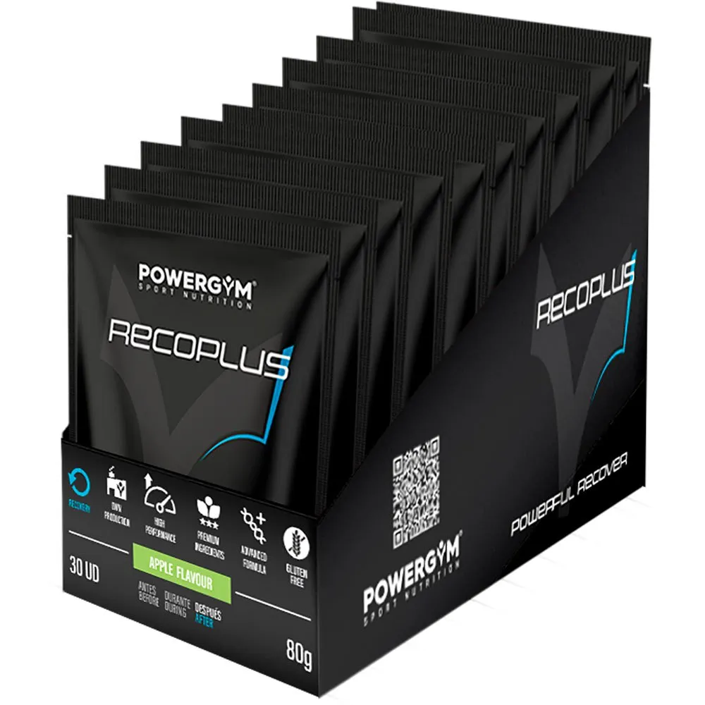 Powergym Recoplus Recovery-monodose-box Apfel 80g 15 Einheiten, White, One Size Powergym Recoplus Recovery-monodose-box Apfel 80g 15 Einheiten, White, One Size