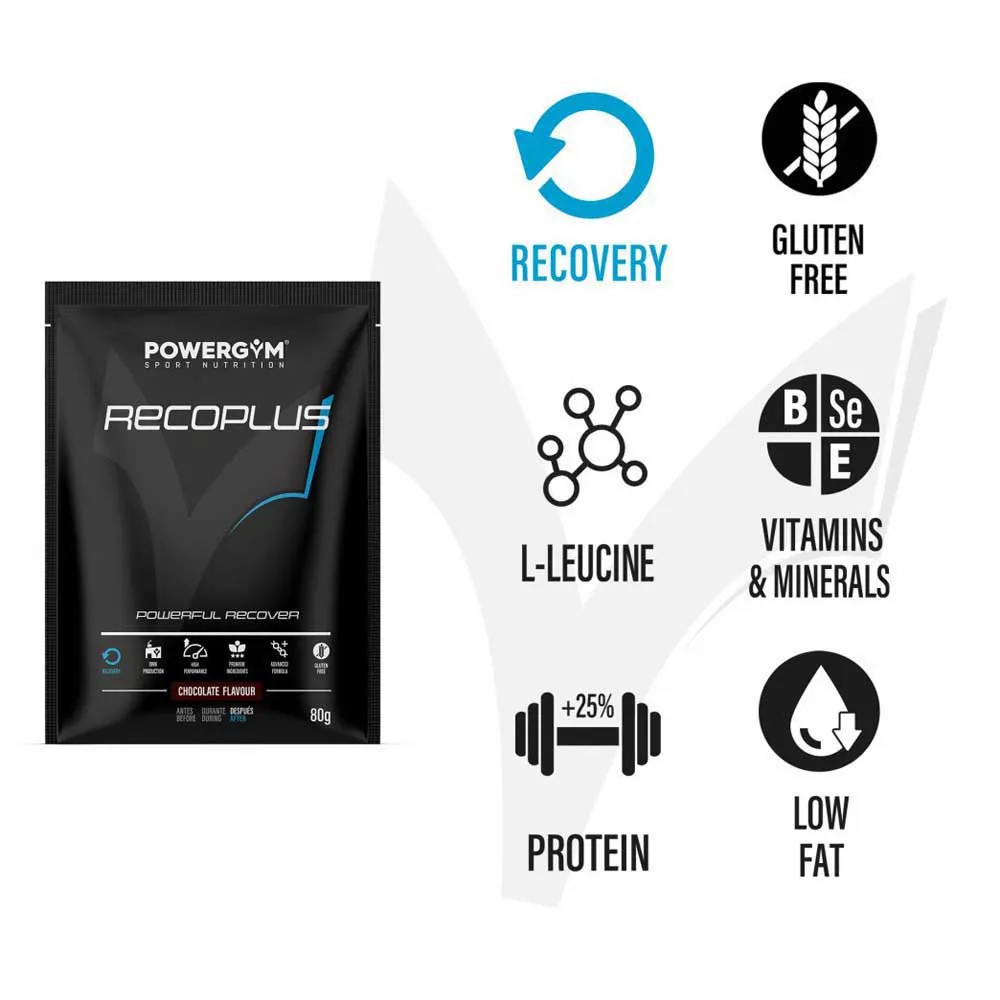 Powergym Recoplus Recovery-monodose-box Shokolade 80g 15 Einheiten, White, One Size Powergym Recoplus Recovery-monodose-box Shokolade 80g 15 Einheiten, White, One Size