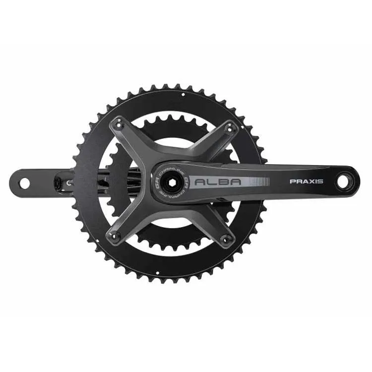 Praxis Alba-gr M30 Kurbelgarnitur, Black, 170mm, 48-32t Praxis Alba-gr M30 Kurbelgarnitur, Black, 170mm, 48-32t