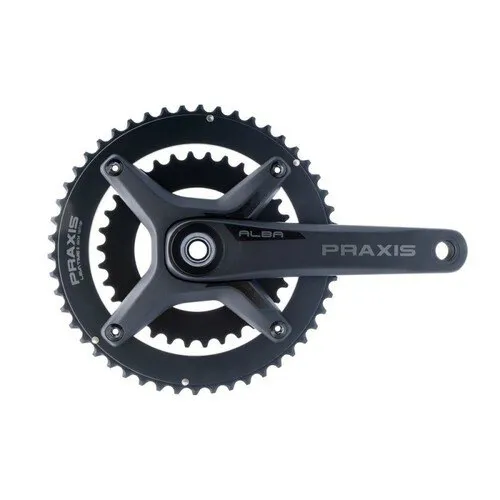 Praxis Alba M30 48-32t Kurbelgarnitur, Black, 175mm, 48-32t Praxis Alba M30 48-32t Kurbelgarnitur, Black, 175mm, 48-32t