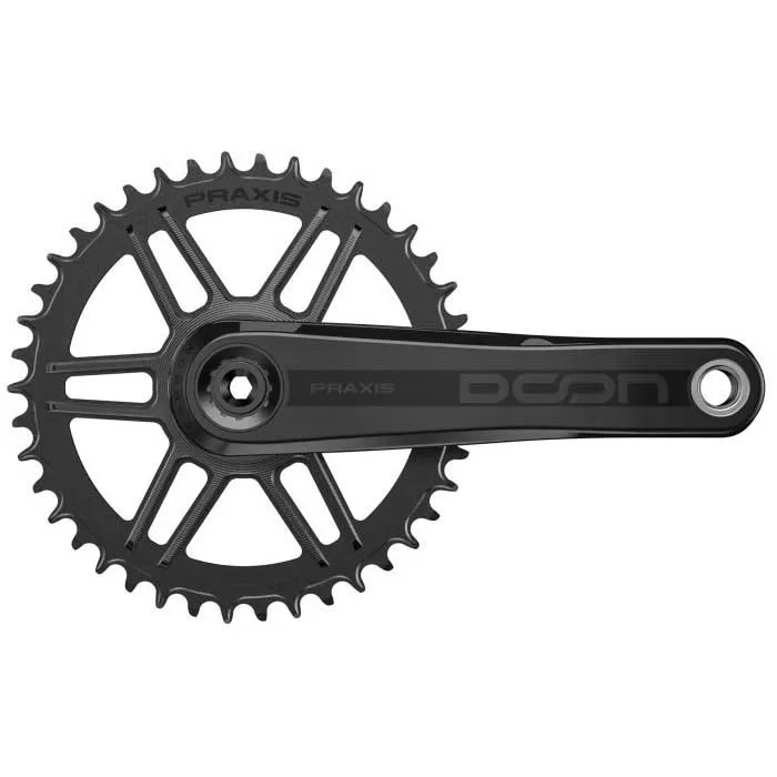 Praxis Doon Carbon M30 Kurbelgarnitur, Black, 170mm, 50-34t Praxis Doon Carbon M30 Kurbelgarnitur, Black, 170mm, 50-34t