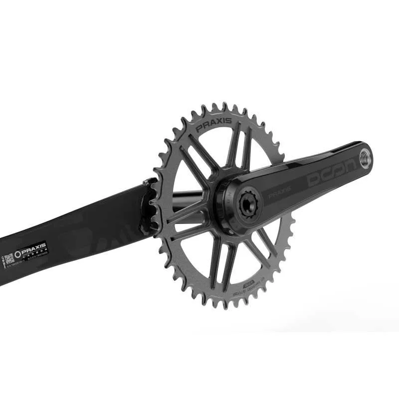 Praxis Doon Carbon M30 Kurbelgarnitur, Black, 170mm, 50-34t Praxis Doon Carbon M30 Kurbelgarnitur, Black, 170mm, 50-34t