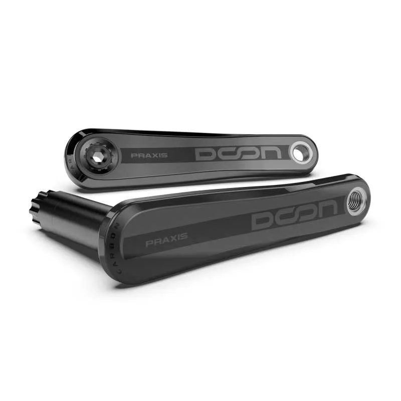 Praxis Doon Carbon M30 Kurbelgarnitur, Black, 170mm, 50-34t Praxis Doon Carbon M30 Kurbelgarnitur, Black, 170mm, 50-34t