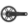 Praxis Doon Carbon M30 Kurbelgarnitur, Black, 170mm, 50-34t