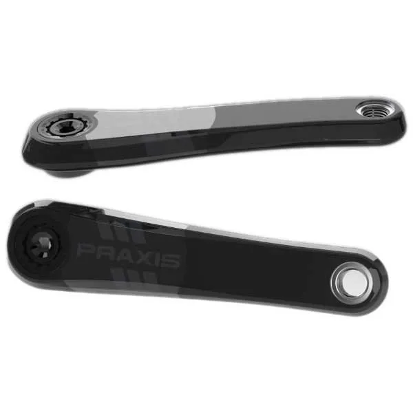 Praxis Etor Spline Carbon E-road Fazua R60 Kurbel, Black, 170mm