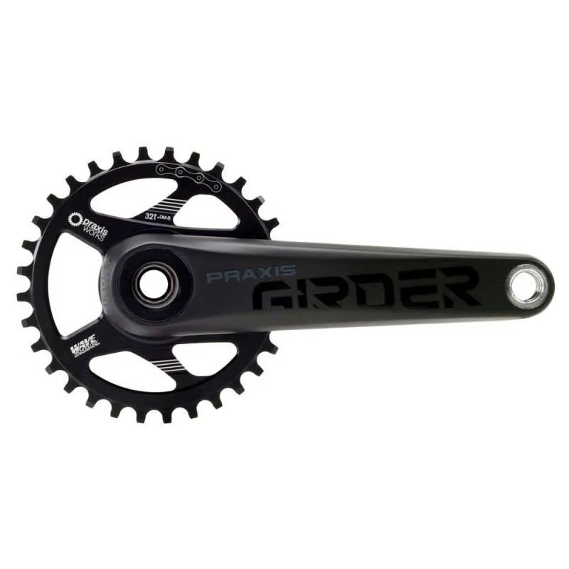 Praxis Girder Carbon Gen2 Kurbel, Black, 170mm Praxis Girder Carbon Gen2 Kurbel, Black, 170mm