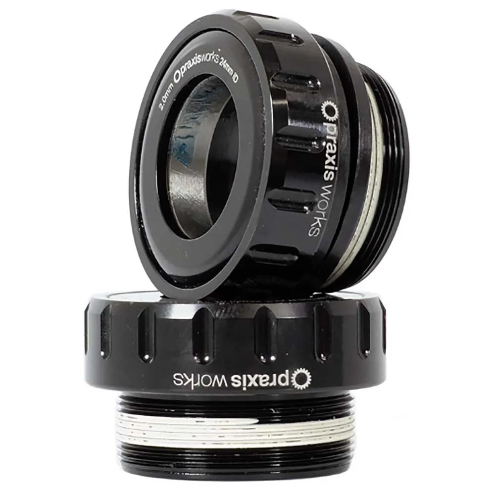 Praxis M24 Mtb Bsa Threaded Lagerschalen, Black, 68/73mm Praxis M24 Mtb Bsa Threaded Lagerschalen, Black, 68/73mm