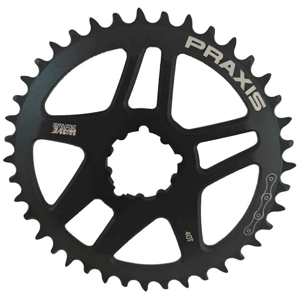 Praxis Mountain Ring Direct Mount Kettenblatt, Black, 38t Praxis Mountain Ring Direct Mount Kettenblatt, Black, 38t