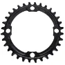 Praxis Mtb 104bcd 1x Narrow Wide Alloy Kettenblatt, Black, 34t