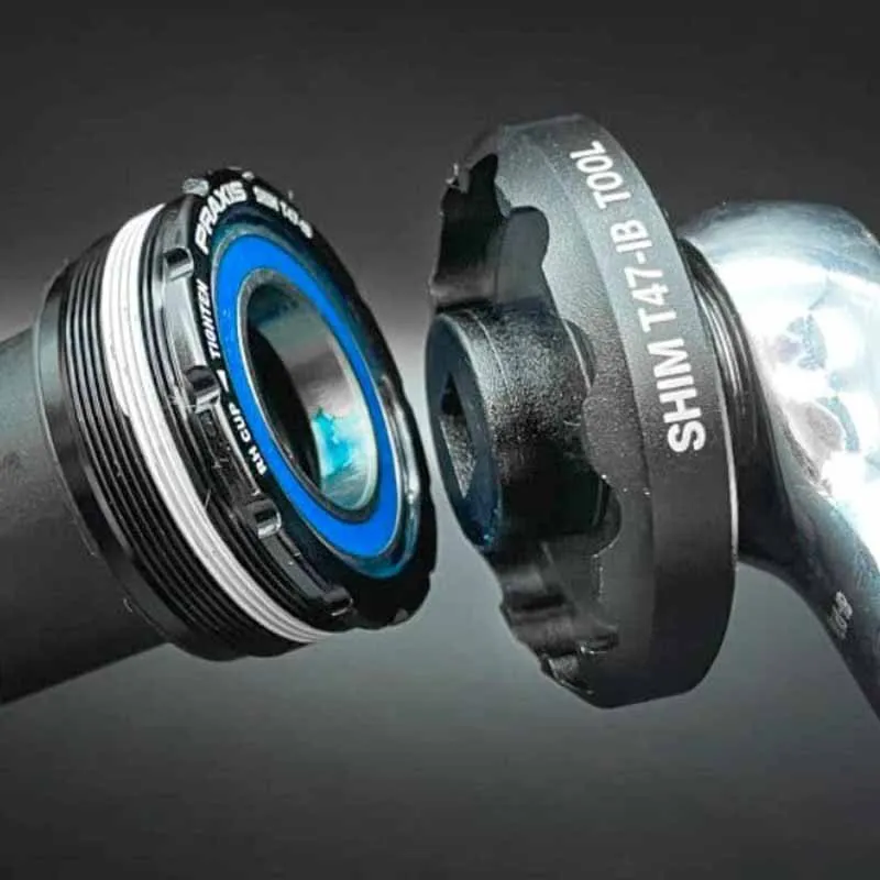 Praxis T47 Shimano M24/22 Tretlagerwerkzeug, Black, One Size Praxis T47 Shimano M24/22 Tretlagerwerkzeug, Black, One Size