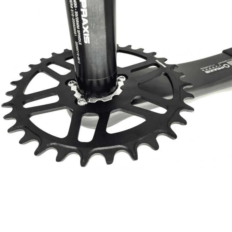 Praxis Wave 1x Direct Mount Kettenblatt, Black, 38t