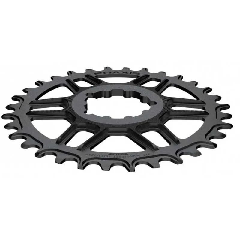 Praxis Wave 1x Direct Mount Kettenblatt, Black, 38t