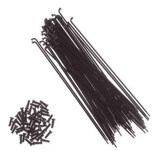 Primo 14g Speichen 50 Einheiten, Black, 184mm Primo 14g Speichen 50 Einheiten, Black, 184mm