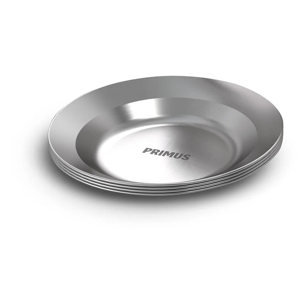 Primus Lagerfeuer-servierset, Silver / red, One Size Primus Lagerfeuer-servierset, Silver / red, One Size