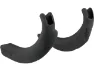 PRO Ergonomic Drop-Grips Lenkergriffe, Schwarz, 23.8mm