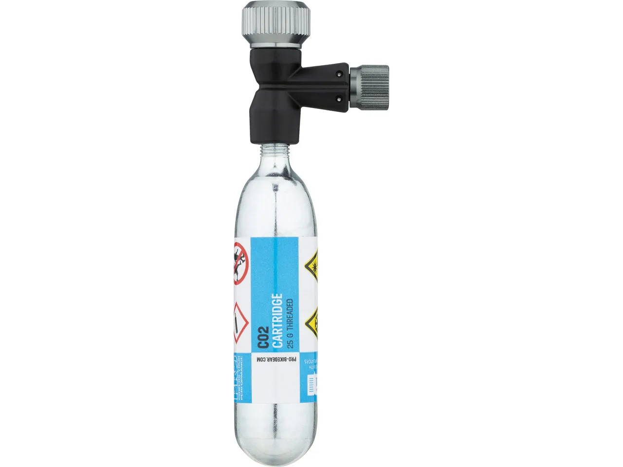 PRO Team CO2-Kartuschenpumpe mit CO2 Kartusche 25 g, Schwarz, one_size PRO Team CO2-Kartuschenpumpe mit CO2 Kartusche 25 g, Schwarz, one_size