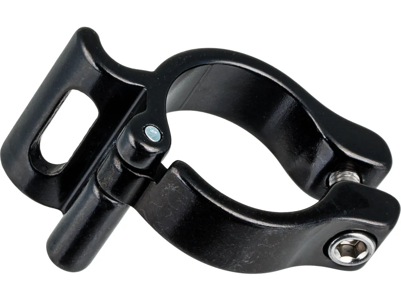 Problem Solvers Umwerferschelle für Anlöt-Umwerfer, Schwarz, 34.9mm Problem Solvers Umwerferschelle für Anlöt-Umwerfer, Schwarz, 34.9mm
