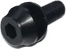 Procraft Aluminium Schraube für Flaschenhaltermontage, Schwarz, M5 x 14