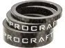 Procraft Carbon Spacer Set 1", Schwarz, one_size