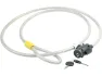 Procraft Double Loop Kabelschloss, Schwarz, 200cm