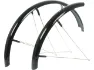 Procraft Rainbow MTB 55 Schutzblech-Set VR+HR, Schwarz, 26" Satz ( VR+HR )
