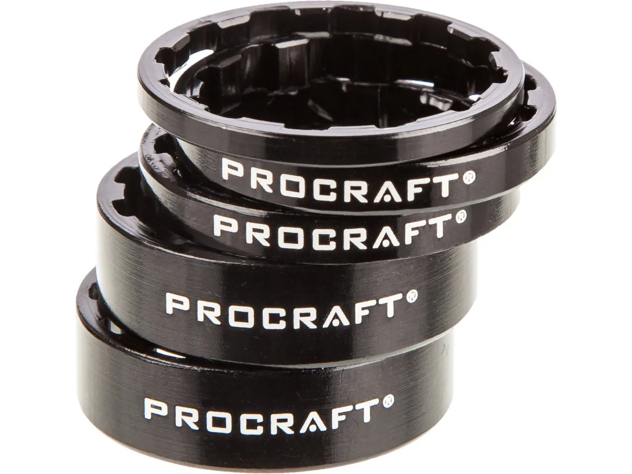 Procraft Superlight Spacer Set 1 1/8", Schwarz, one_size Procraft Superlight Spacer Set 1 1/8", Schwarz, one_size