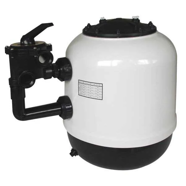 Productos Qp Alaska Ø500 10m³/h Laminatfilter Mit Seitenventil, Grey / black, One Size Productos Qp Alaska Ø500 10m³/h Laminatfilter Mit Seitenventil, Grey / black, One Size
