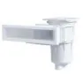 Productos Qp Breite Skimmer Spiegel Runde Abdeckung 539mm, White, One Size