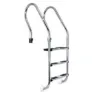 Productos Qp Kombinierte Poolleiter 3 Stufen, Inox, One Size