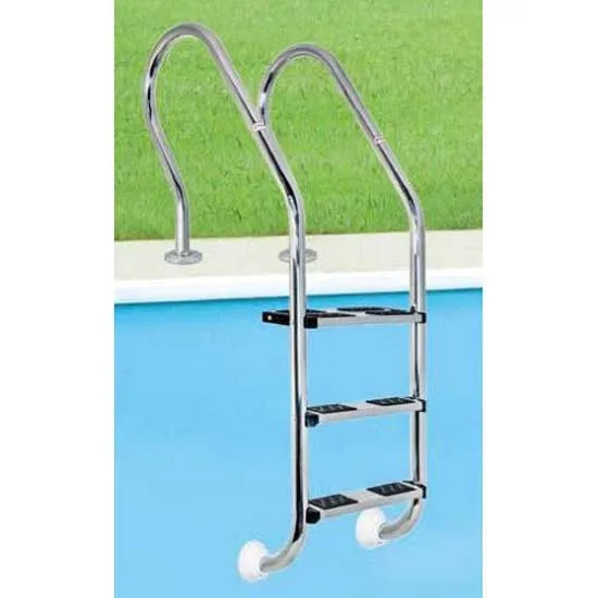 Productos Qp Kombinierte Poolleiter 3 Stufen, Inox, One Size Productos Qp Kombinierte Poolleiter 3 Stufen, Inox, One Size
