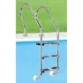 Productos Qp Kombinierte Poolleiter 3 Stufen, Inox, One Size