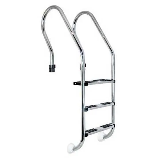 Productos Qp Kombinierte Poolleiter 3 Stufen, Inox, One Size Productos Qp Kombinierte Poolleiter 3 Stufen, Inox, One Size
