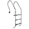 Productos Qp Kombinierte Poolleiter 4 Stufen, Inox, One Size