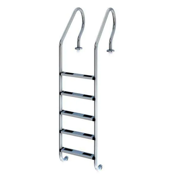 Productos Qp Leiter Für Kombinationsbecken 5 Stufen, Inox, One Size Productos Qp Leiter Für Kombinationsbecken 5 Stufen, Inox, One Size