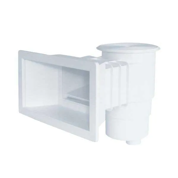 Productos Qp Ø 5m3/h Skimmer Standard Langmundstück Quadratische Abdeckung 360mm, White, One Size Productos Qp Ø 5m3/h Skimmer Standard Langmundstück Quadratische Abdeckung 360mm, White, One Size