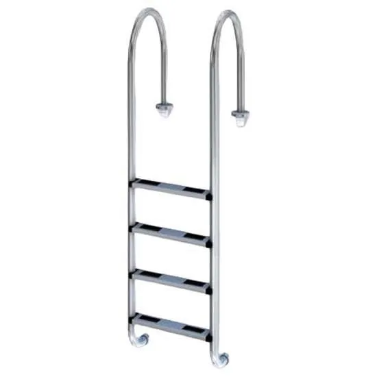 Productos Qp Poolleiter Für Schmale Wände 4 Stufen, Inox, One Size Productos Qp Poolleiter Für Schmale Wände 4 Stufen, Inox, One Size