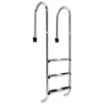 Productos Qp Poolleiter Für Schmale Wand 3 Stufen, Inox, One Size