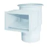 Productos Qp Skimmer Ø 5m3/h Standardanschluss Mit Quadratischer Abdeckung 200mm, White, One Size