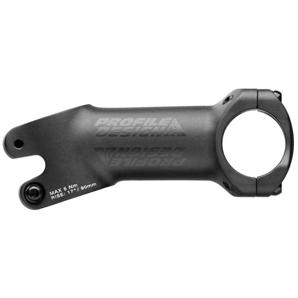 Profile Design 1/seventeen 1 1/8´´ Fahrradvorbau, Black logo, 120mm, 17º Profile Design 1/seventeen 1 1/8´´ Fahrradvorbau, Black logo, 120mm, 17º
