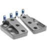 Profile Design Armrest Keil-set, Silver, 15º
