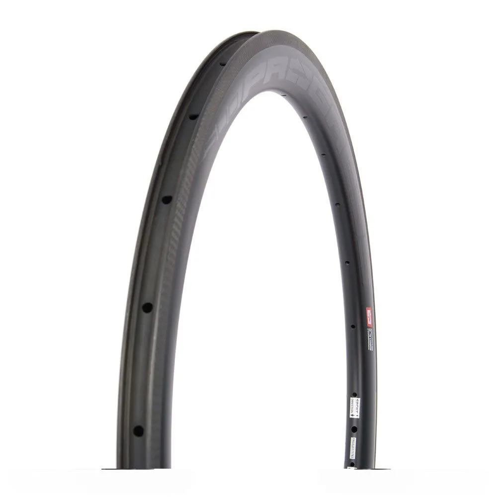 Progress A-prime Disc Tubular Felge, Black, 700 - 28" 24H Progress A-prime Disc Tubular Felge, Black, 700 - 28" 24H