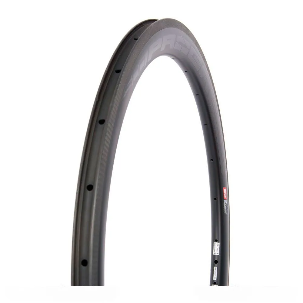 Progress A-prime Graphene Road Felge, Black, 700 - 28" 24H Progress A-prime Graphene Road Felge, Black, 700 - 28" 24H