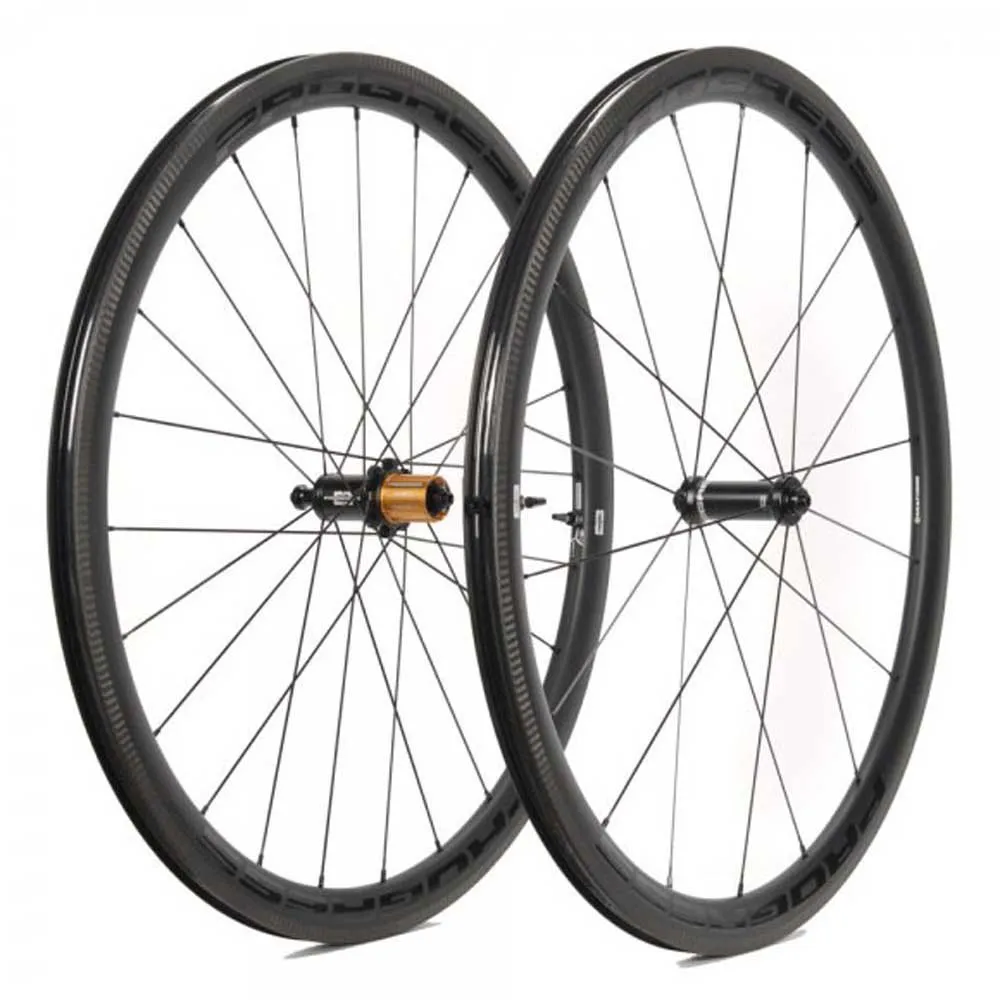 Progress Aero Tubeless Rennrad Laufradsatz Progress Aero Tubeless Rennrad Laufradsatz