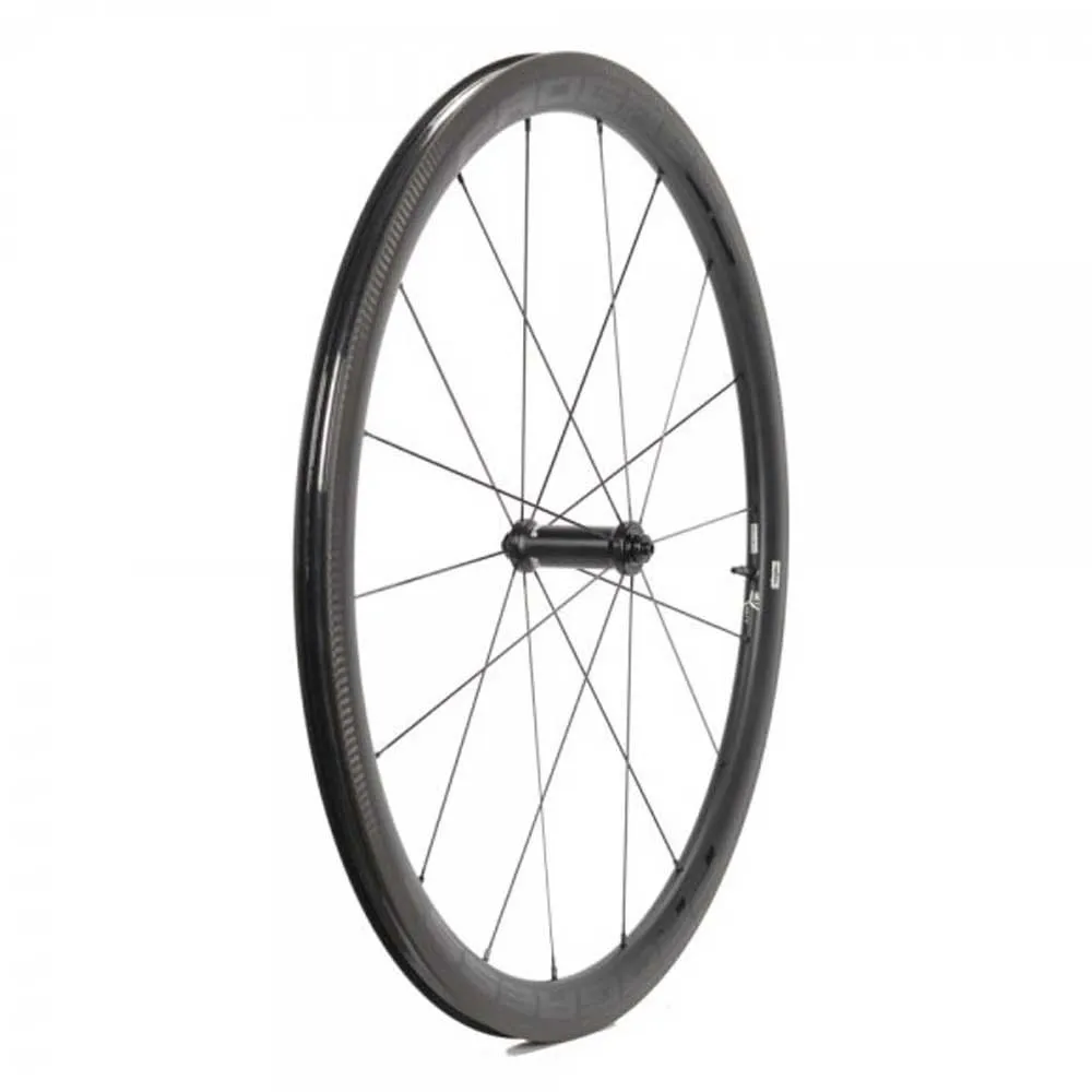 Progress Aero Tubeless Rennrad-vorderrad, Black, 9 x 100mm