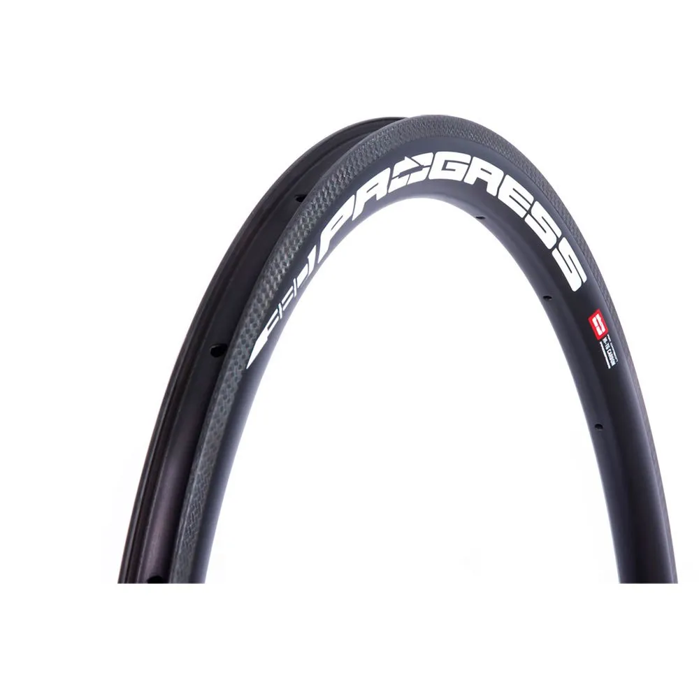 Progress Air Tubular Carbon Felge, Black, 700 - 28" 24H Progress Air Tubular Carbon Felge, Black, 700 - 28" 24H