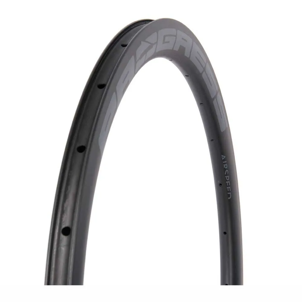 Progress Airspeed 44 Carbon Disc Tubeless 2019 Rennradfelge, Black, 700 - 28" 24H Progress Airspeed 44 Carbon Disc Tubeless 2019 Rennradfelge, Black, 700 - 28" 24H