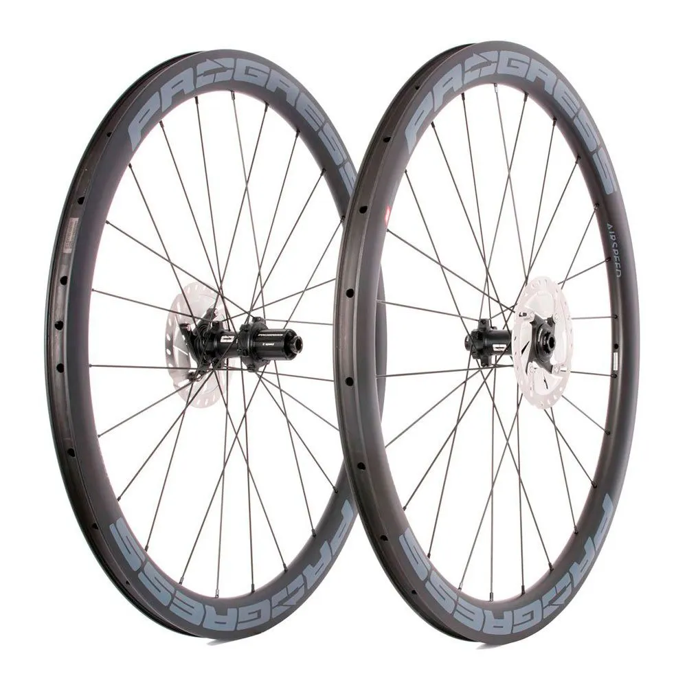 Progress Airspeed 44 Disc Rennrad Laufradsatz, Black, 12 x 100 / 12 x 142mm, Sram XDR Progress Airspeed 44 Disc Rennrad Laufradsatz, Black, 12 x 100 / 12 x 142mm, Sram XDR