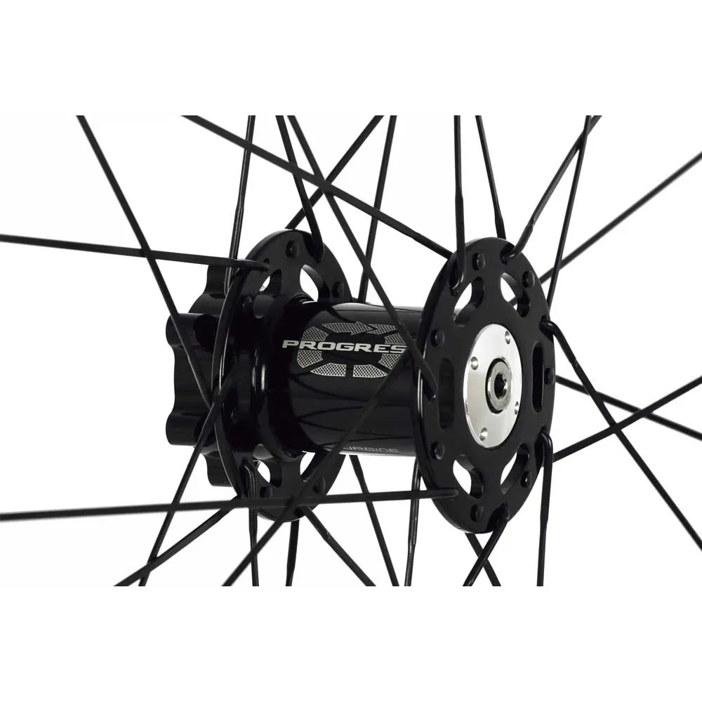 Progress Airspeed G40 Lefty Cl Disc Tubeless Gravel-vorderrad, Black, Linksy Progress Airspeed G40 Lefty Cl Disc Tubeless Gravel-vorderrad, Black, Linksy