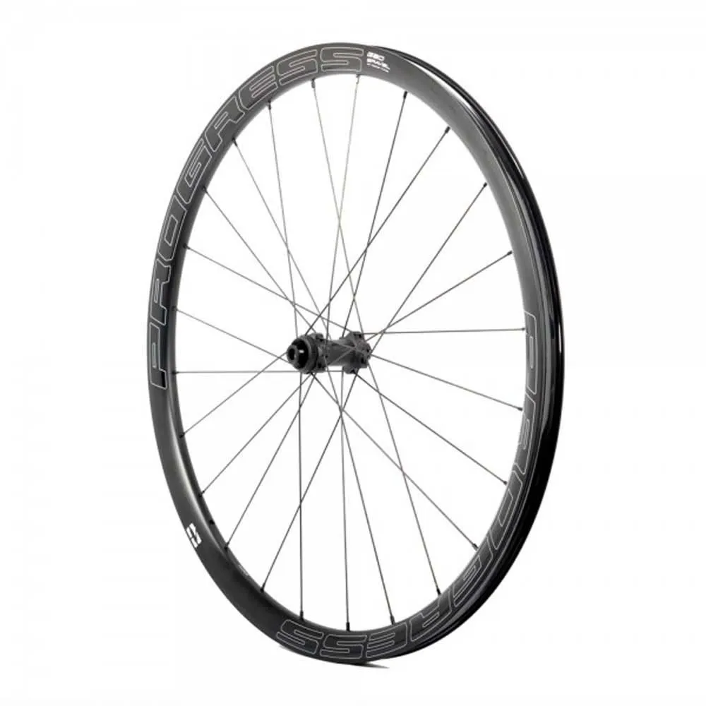Progress G30 Disc Tubeless Rennrad-vorderrad, Black, 12 x 100mm Progress G30 Disc Tubeless Rennrad-vorderrad, Black, 12 x 100mm